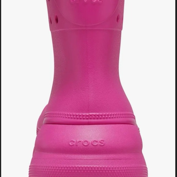 Croc Pink Waterproof Boots - Picture 2 of 2
